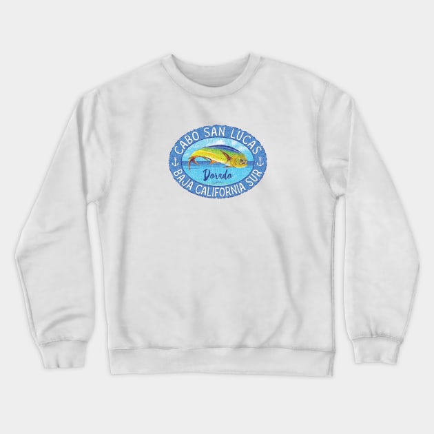 Cabo San Lucas, Baja California Sur, Leaping Dorado Crewneck Sweatshirt by jcombs